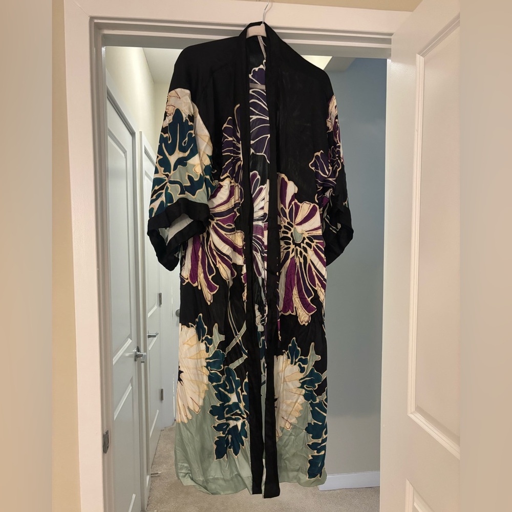 Soma luxe silk long robe